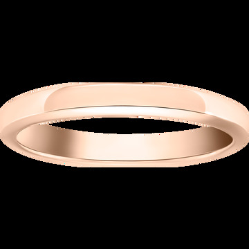 Обручальное кольцо Toujours, 2,5 мм, розовое золото