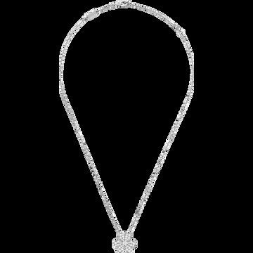 Подвеска Frivole, маленькая модель, белое золото, бриллианты