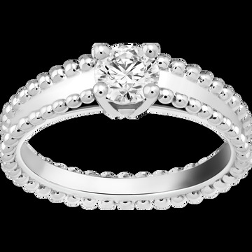 Кольцо-солитер Estelle, платина, один бриллиант круглой огранки 0,50 карата, EIF