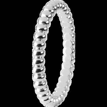 Кольцо Perlée perles d'or, маленькая модель, белое золото.