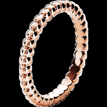 Кольцо Perlée perles d'or, маленькая модель, розовое золото.