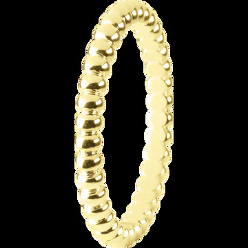 Кольцо Perlée perles d'or, маленькая модель, желтое золото.