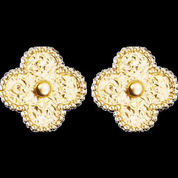 Серьги Vintage Alhambra, желтое золото