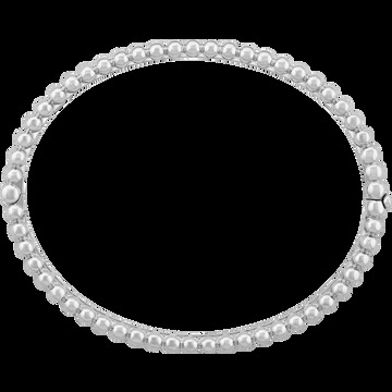 Браслет Perlée perles d'or, белое золото, миниатюрная модель.