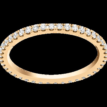 Обручальное кольцо Félicité, 1,25 мм, желтое золото, бриллианты