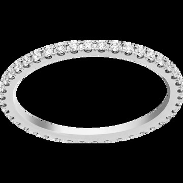 Обручальное кольцо Félicité, 1,25 мм, белое золото, бриллианты