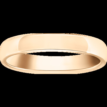 Обручальное кольцо Tendrement, 3 мм, желтое золото
