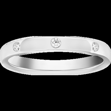 Обручальное кольцо Tendrement Etoiles, платина, бриллианты