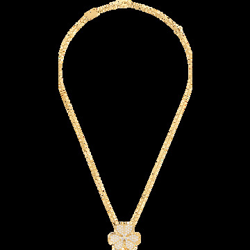 Подвеска Frivole, большая модель, желтое золото, бриллианты