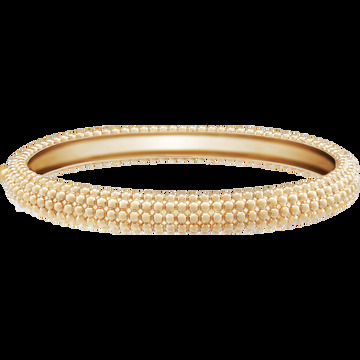 Браслет Perlée perles d'or, 5 рядов, желтое золото, модель среднего размера.