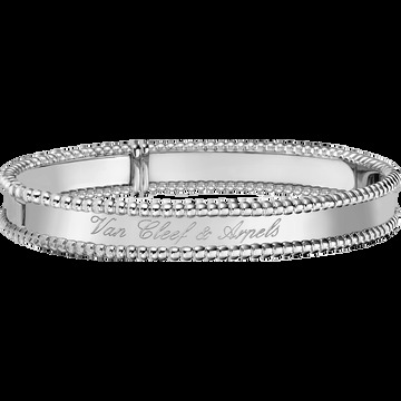 Браслет Perlée signature, белое золото, маленькая модель