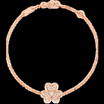 Браслет Frivole, миниатюрная модель, розовое золото, бриллианты