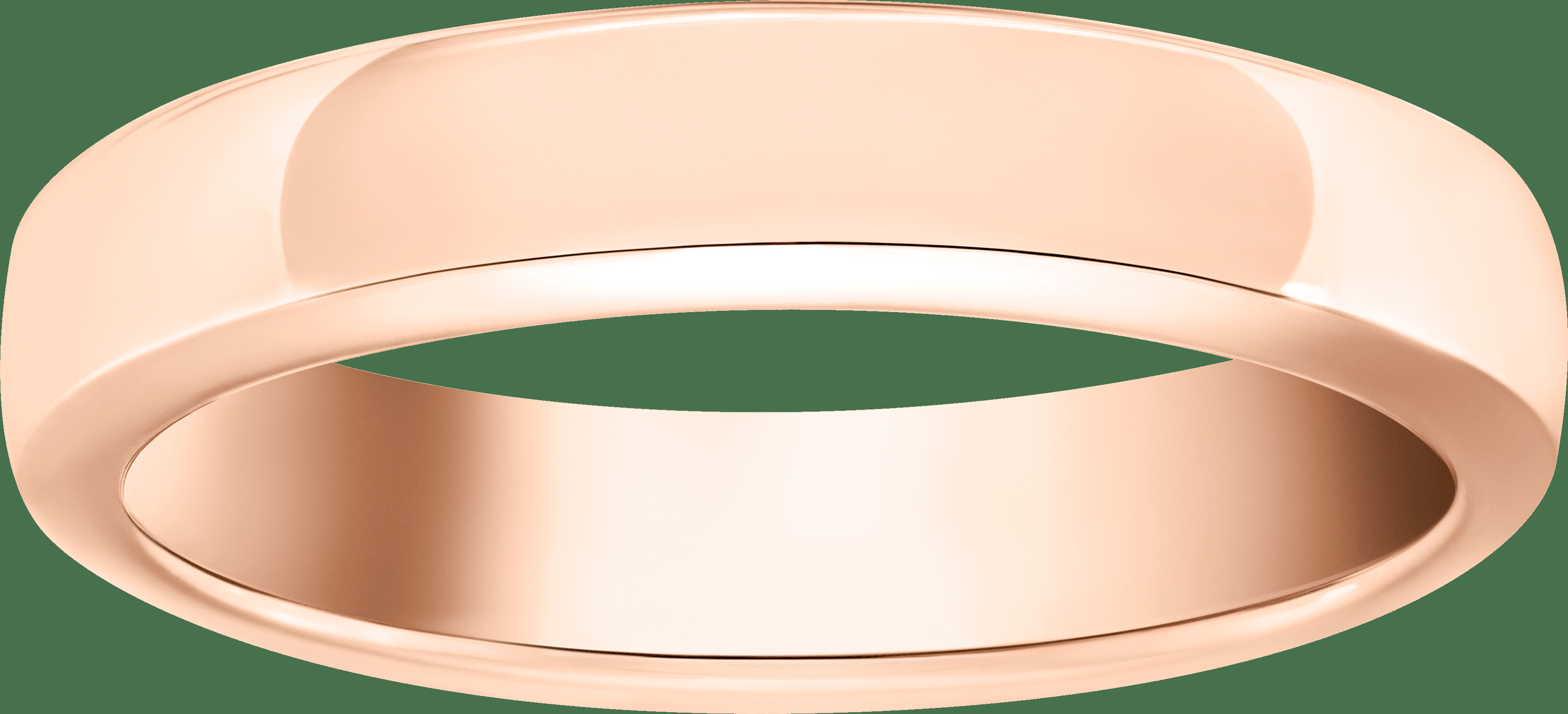 Обручальное кольцо Toujours, 4 мм, розовое золото