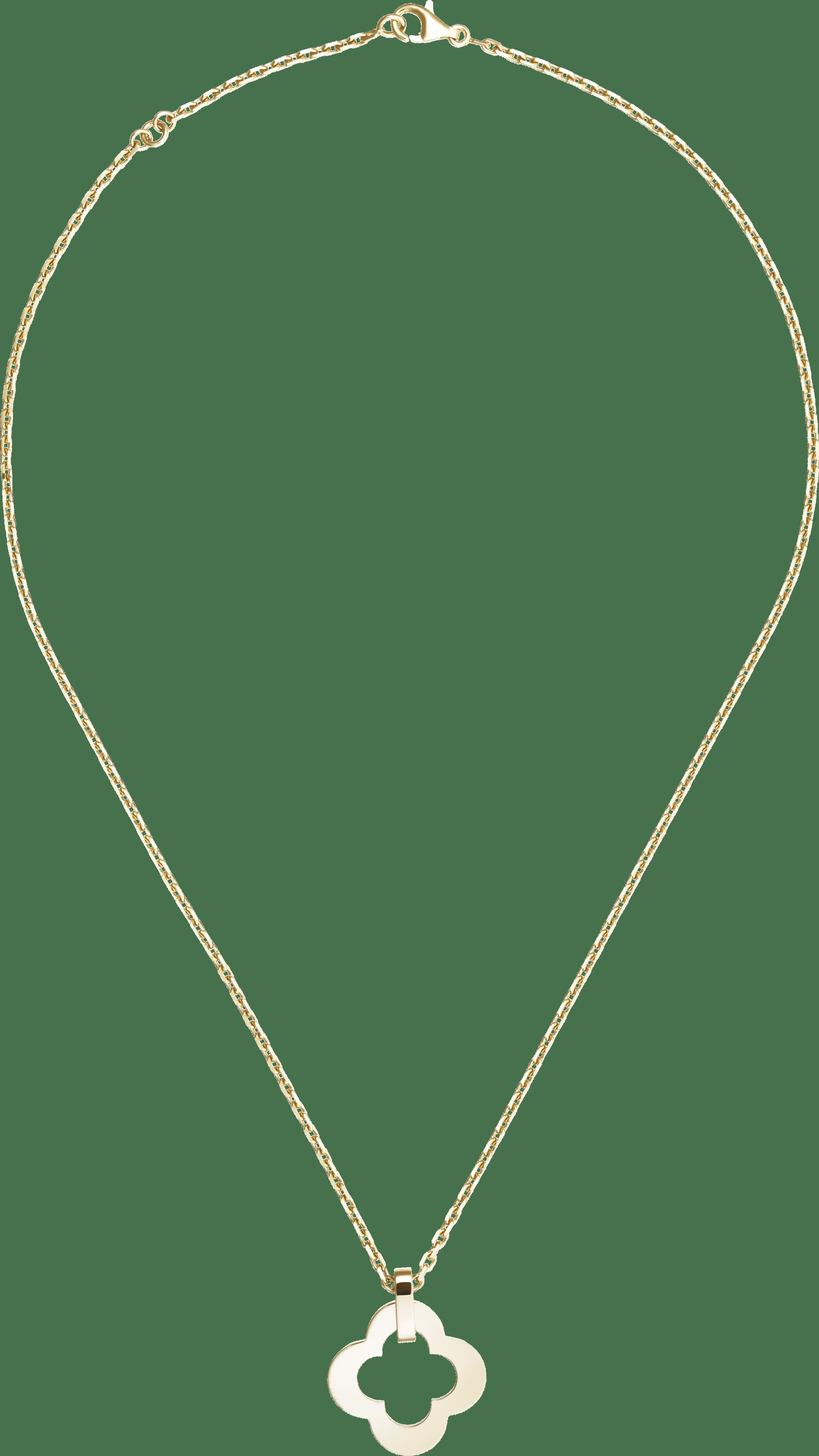 Подвеска Byzantine Alhambra, большая модель, желтое золото