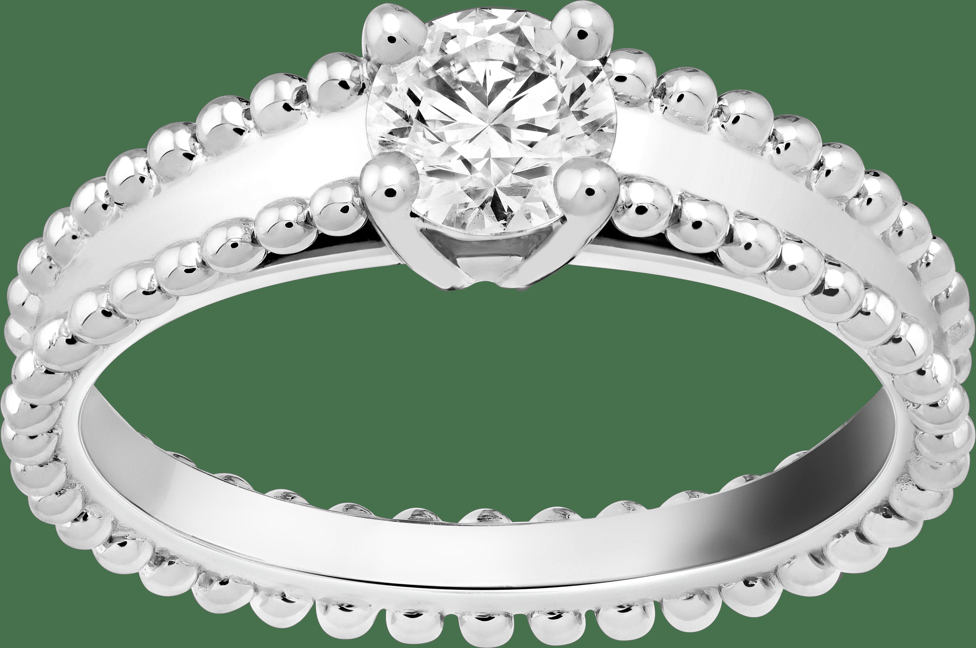 Кольцо-солитер Estelle, платина, один бриллиант круглой огранки 0,50 карата, DIF