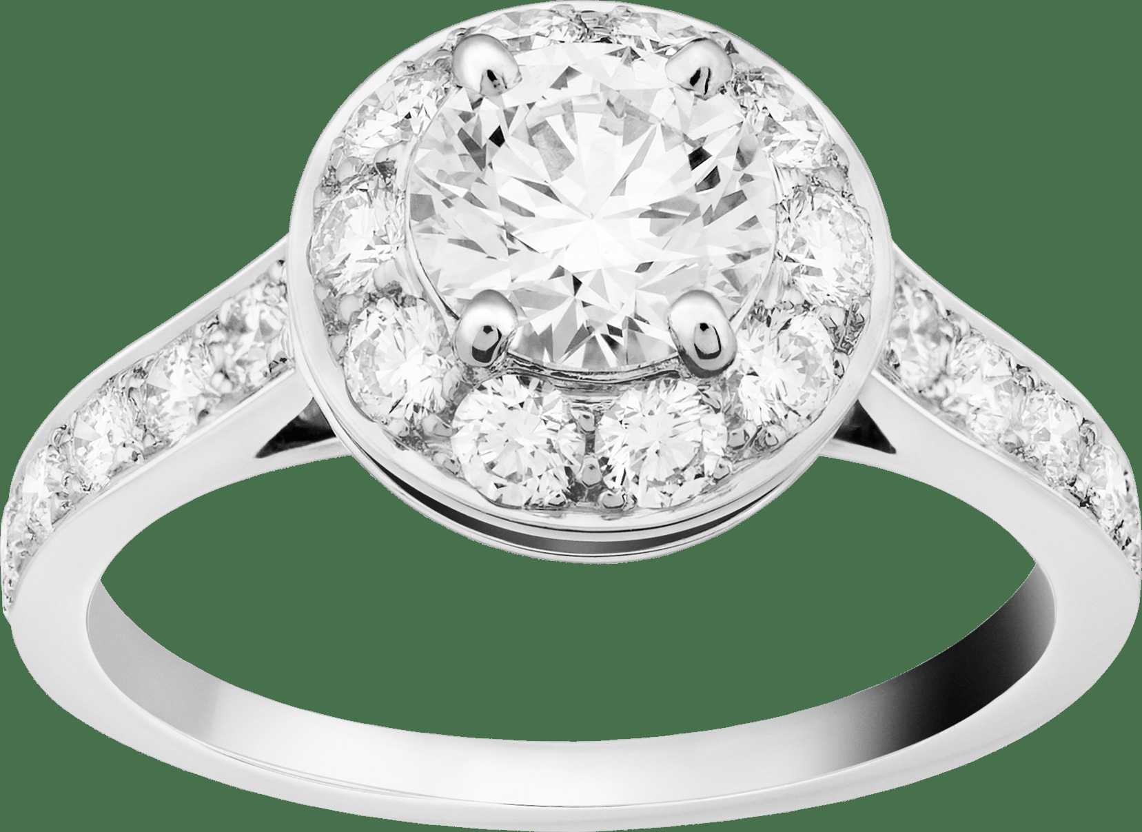 Кольцо-солитер Icône, платина, бриллианты, один бриллиант круглой огранки 0,70 карата, DVVS2