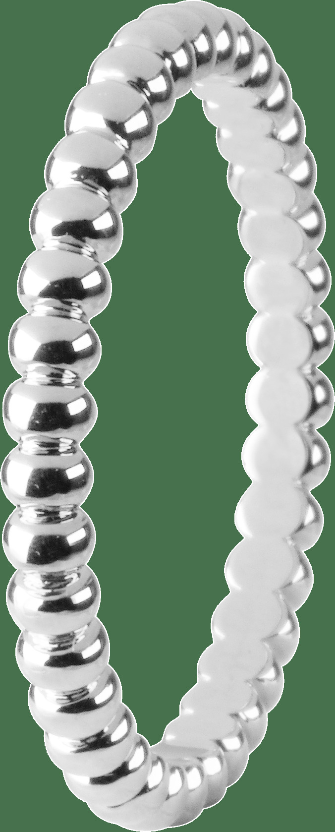 Кольцо Perlée perles d'or, маленькая модель, белое золото.