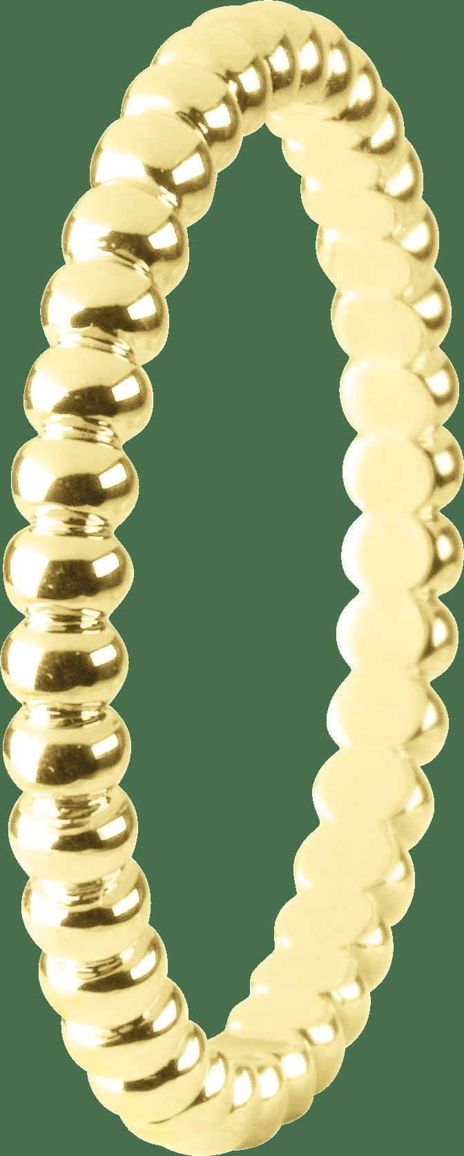 Кольцо Perlée perles d'or, маленькая модель, желтое золото.