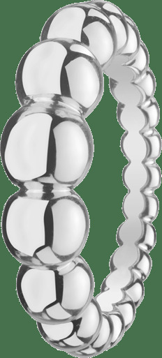 Кольцо Perlée perles d'or Variation, белое золото.