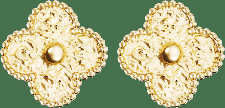 Серьги Vintage Alhambra, желтое золото