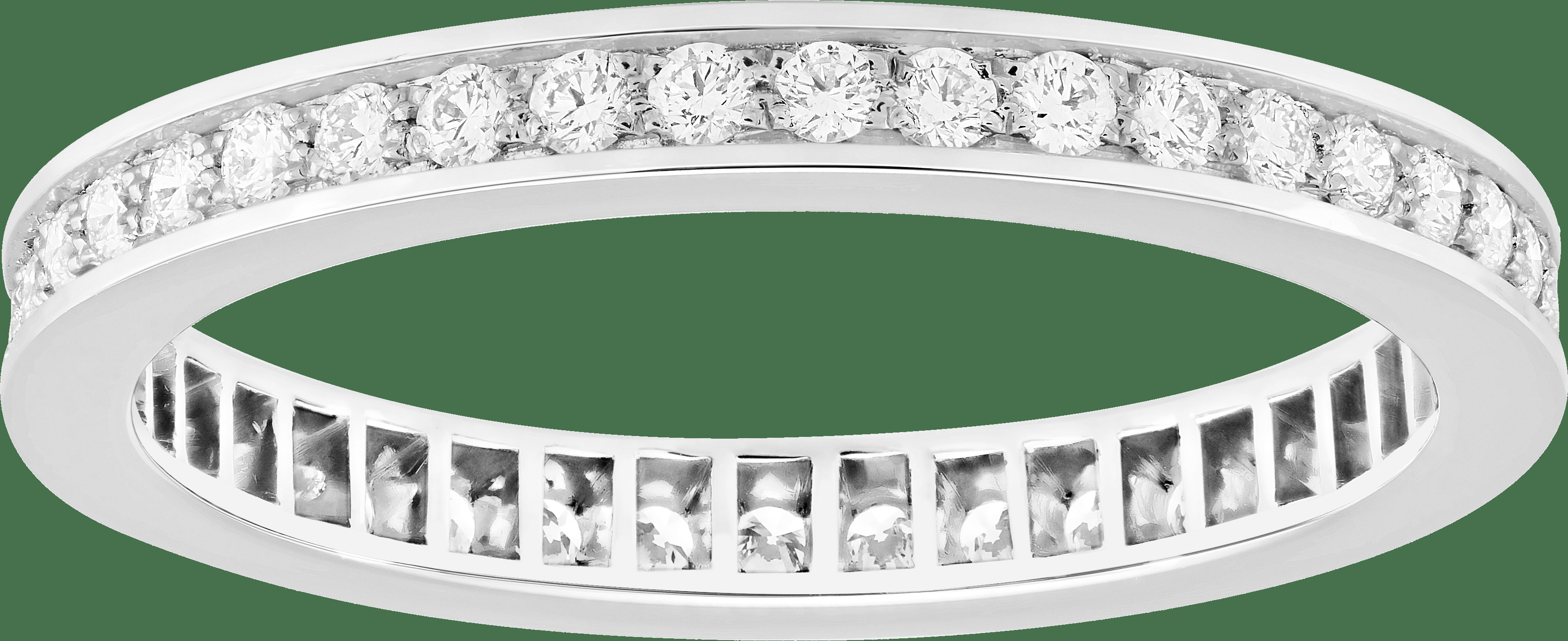 Обручальное кольцо Romance, 2,1 мм, платина, бриллианты