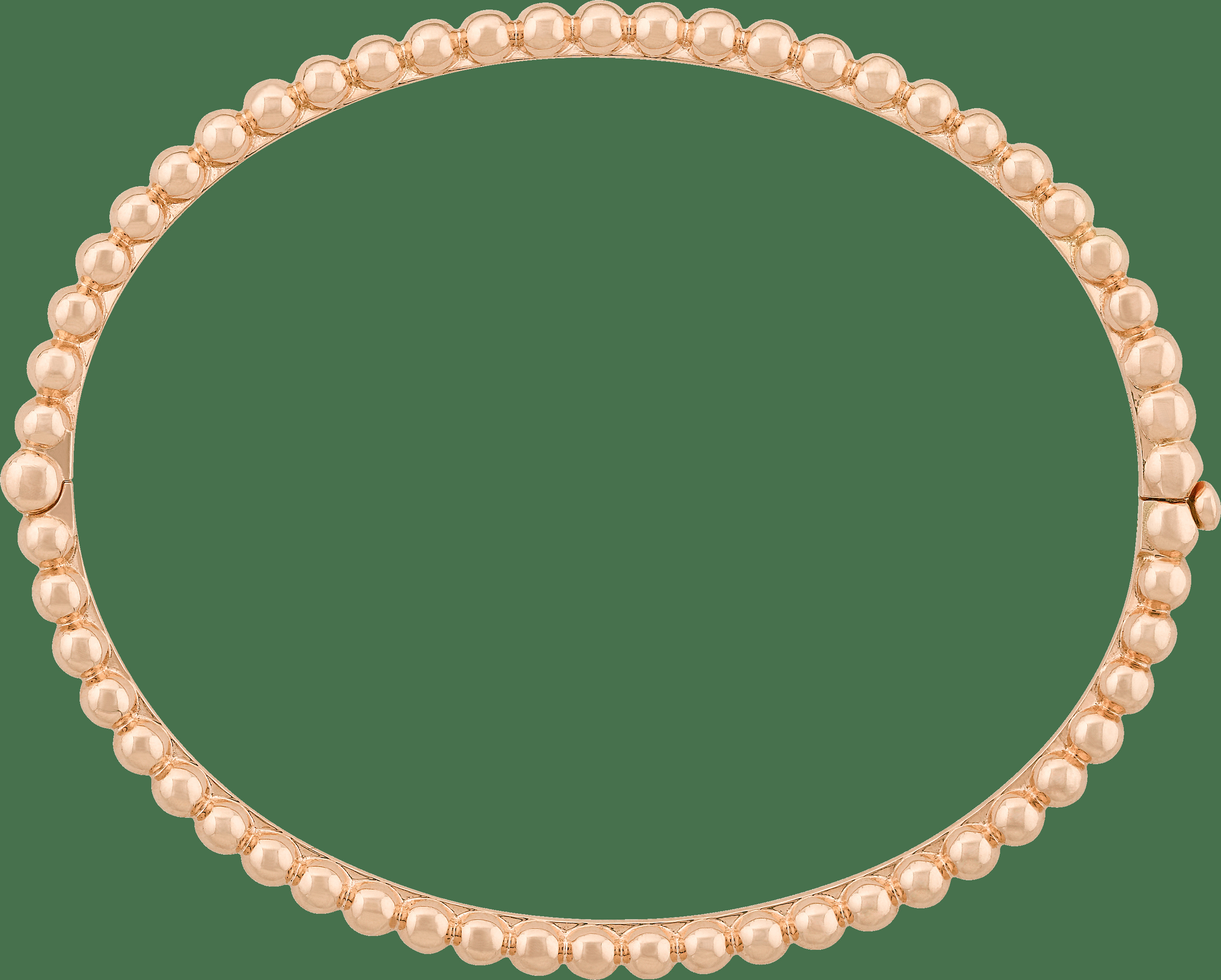 Браслет Perlée perles d'or, розовое золото, миниатюрная модель.