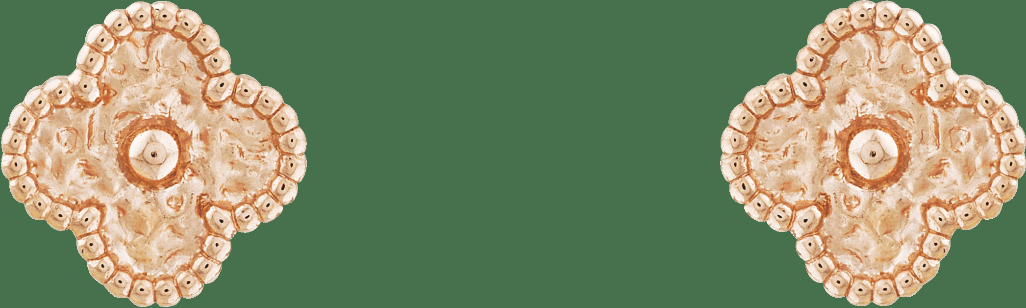 Пуссеты Sweet Alhambra, розовое золото