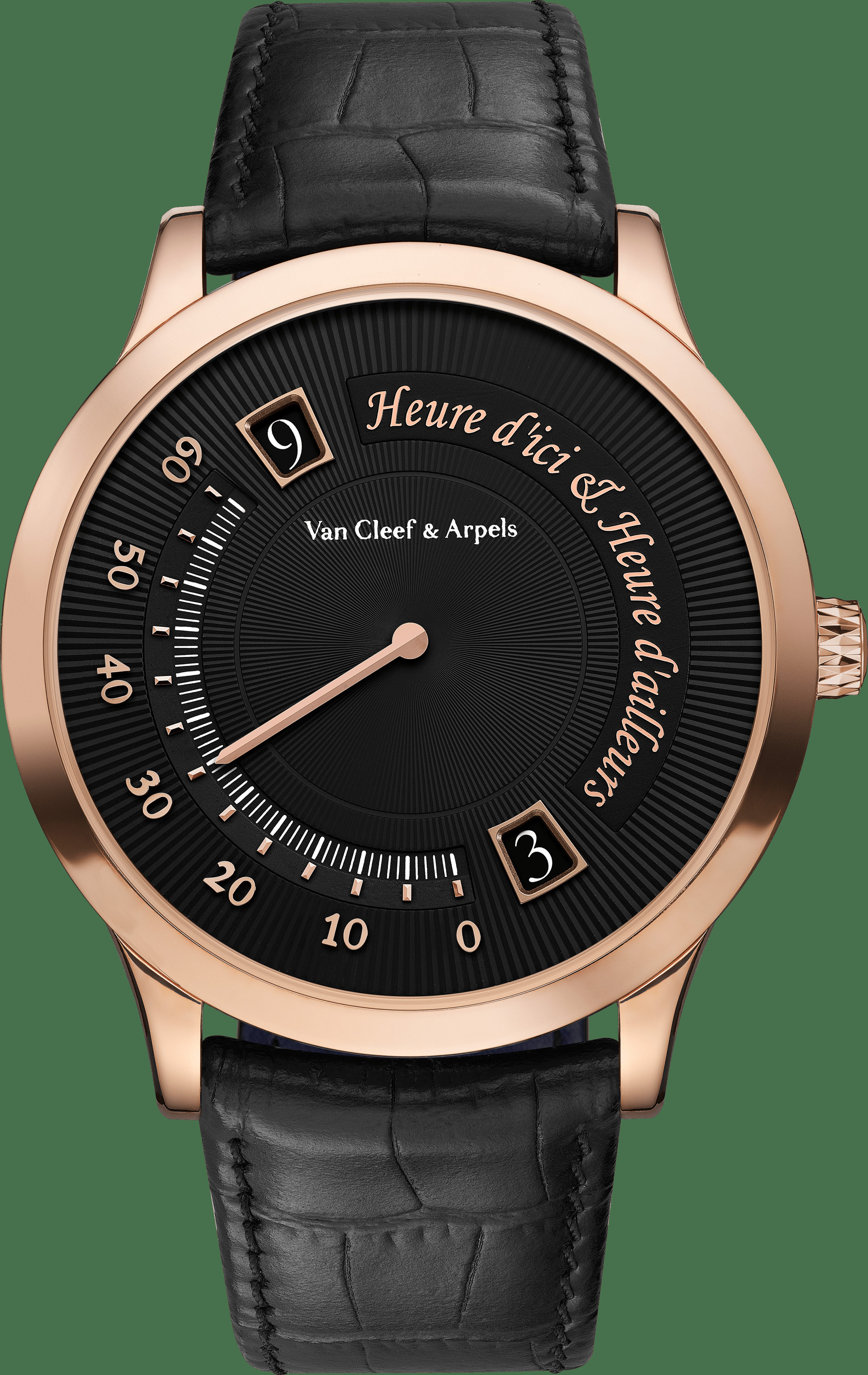 Часы Midnight Heure d'Ici & Heure d'Ailleurs