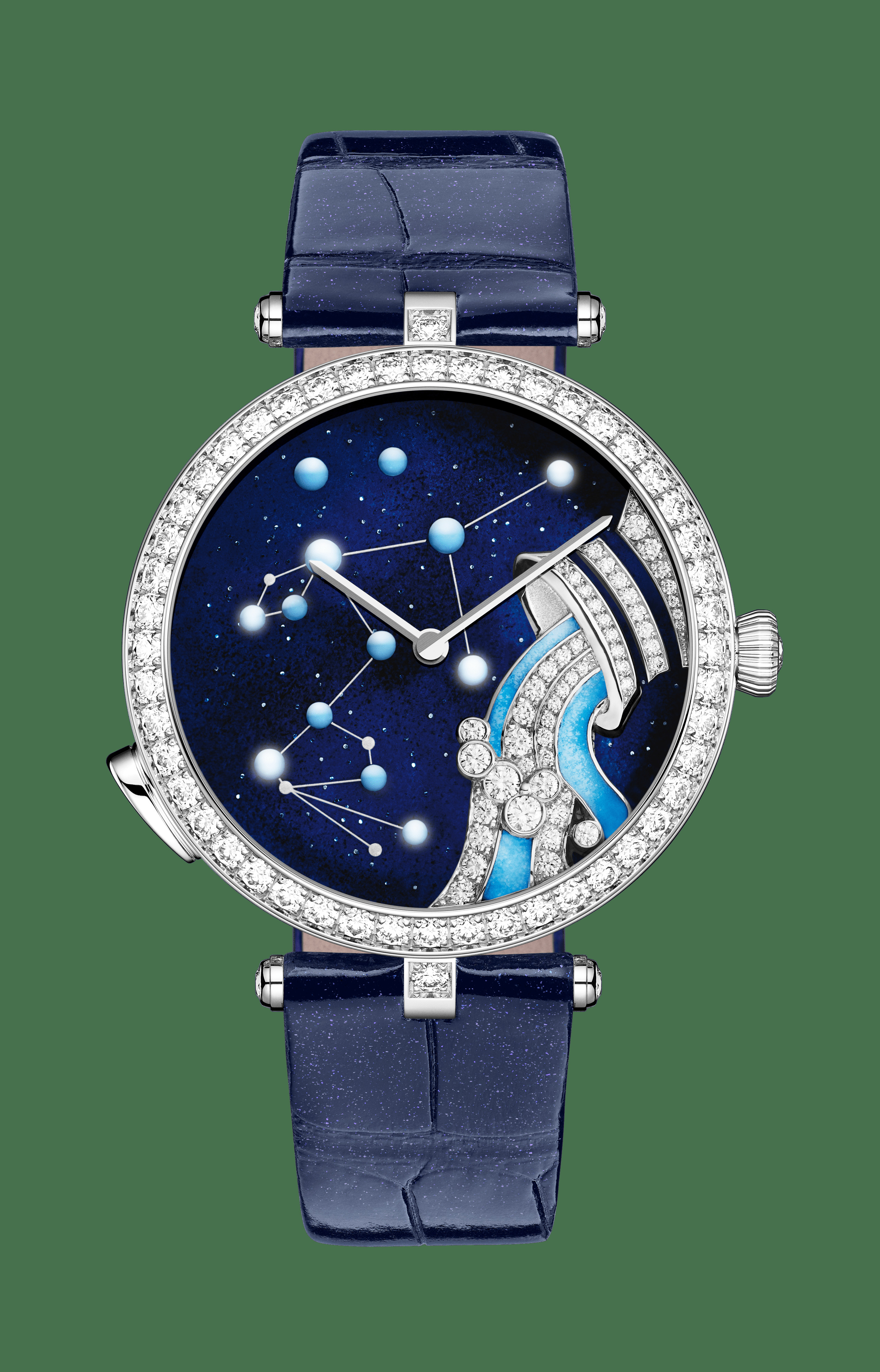 Часы Lady Arpels Zodiac Lumineux Aquarius