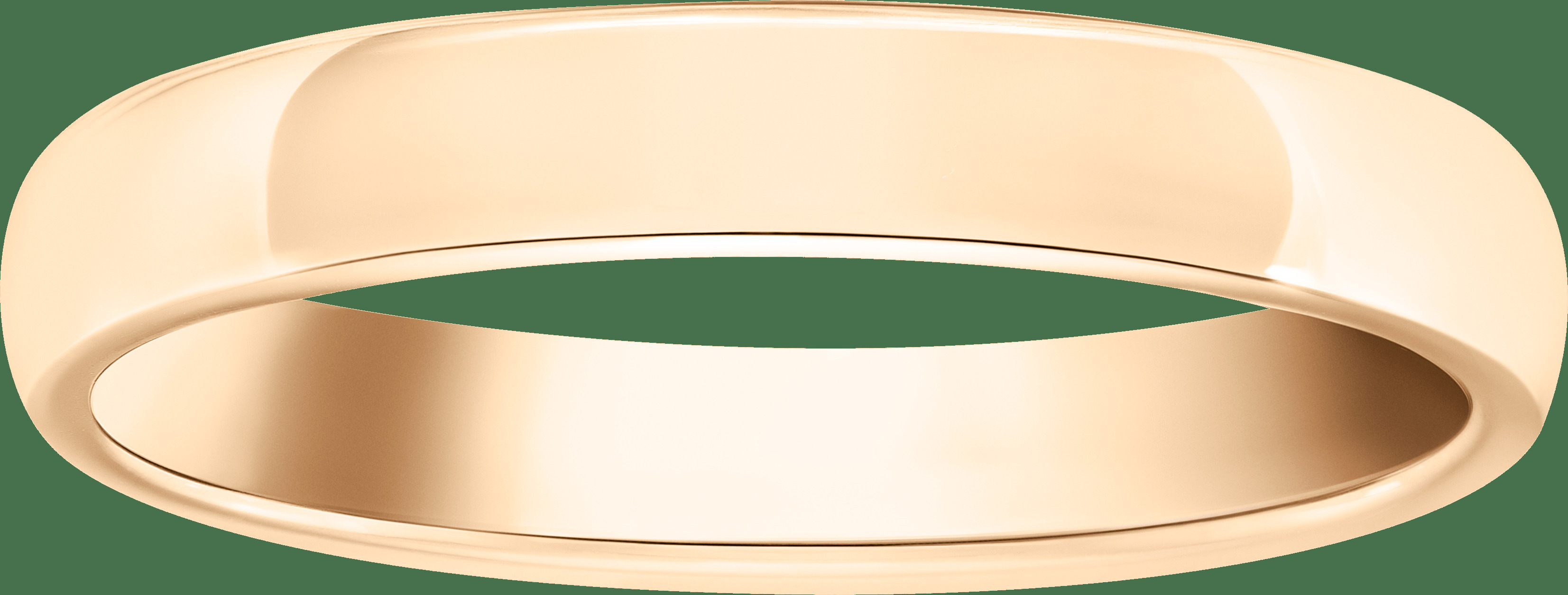 Обручальное кольцо Tendrement, 3 мм, желтое золото