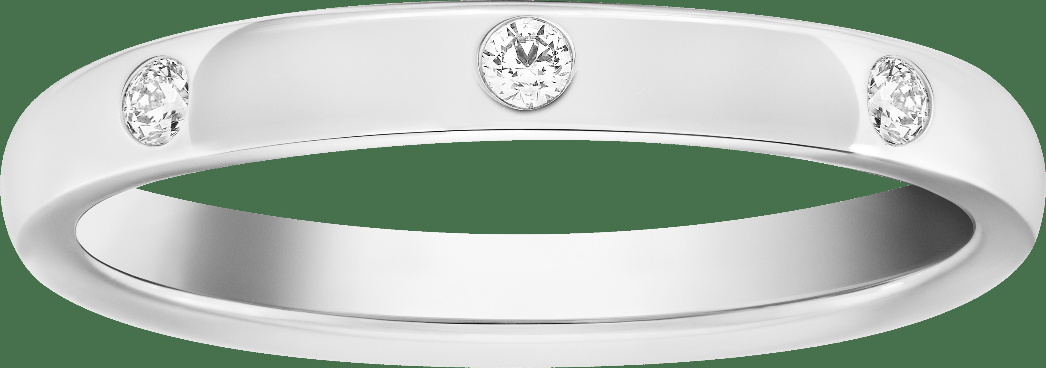 Обручальное кольцо Tendrement Etoiles, платина, бриллианты