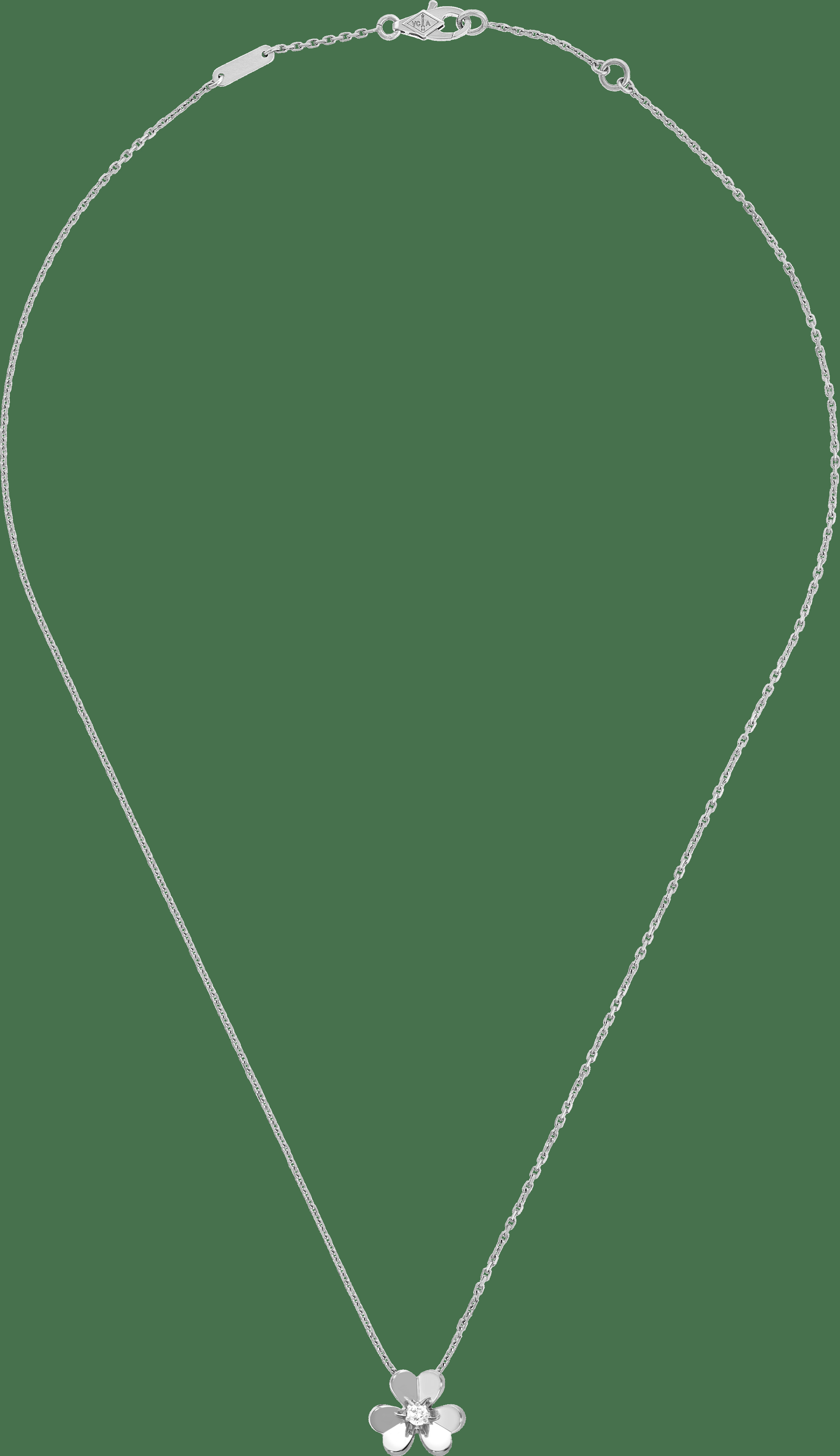 Подвеска Frivole, миниатюрная модель, белое золото, бриллиант