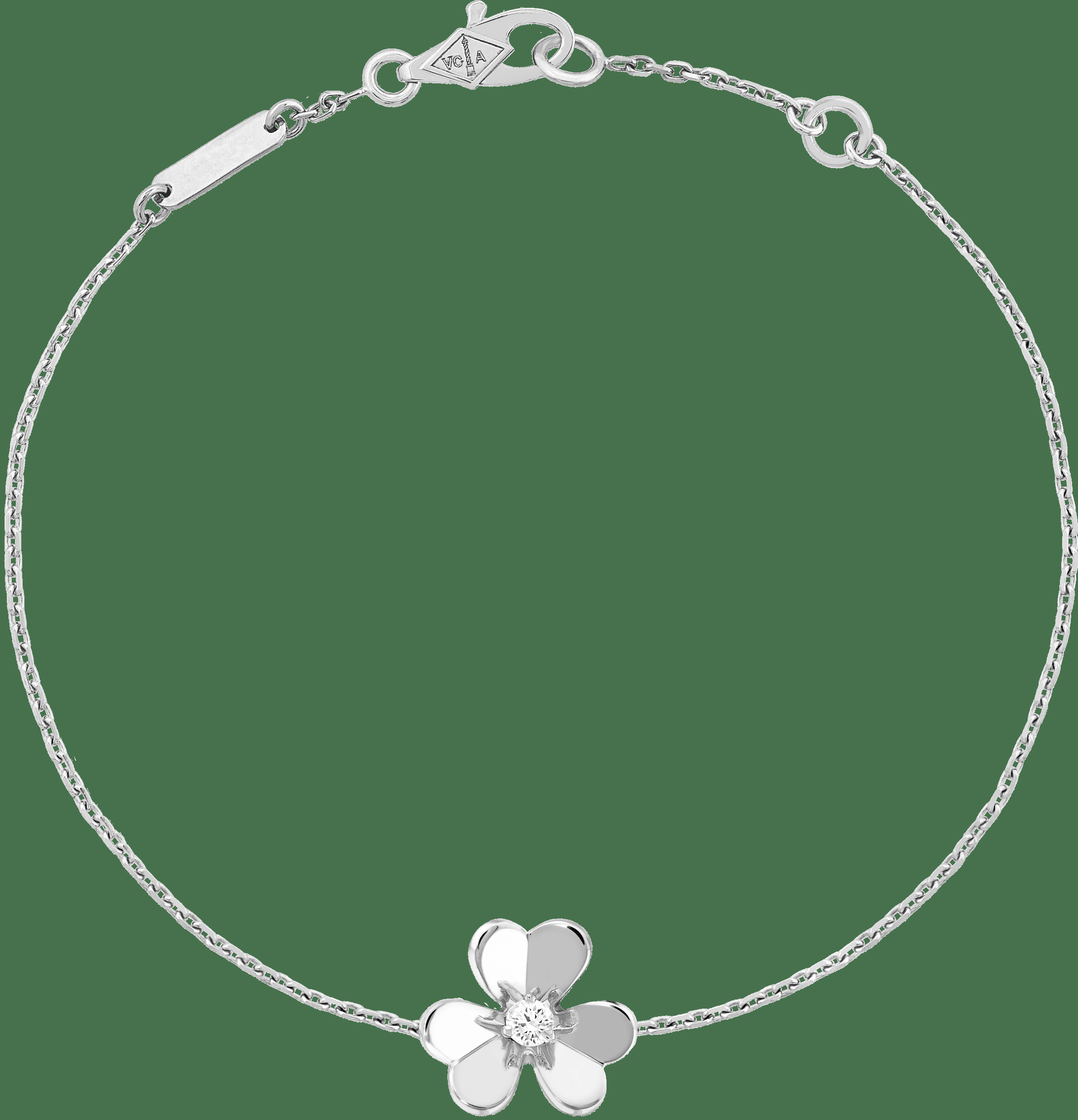 Браслет Frivole, миниатюрная модель, белое золото, бриллиант