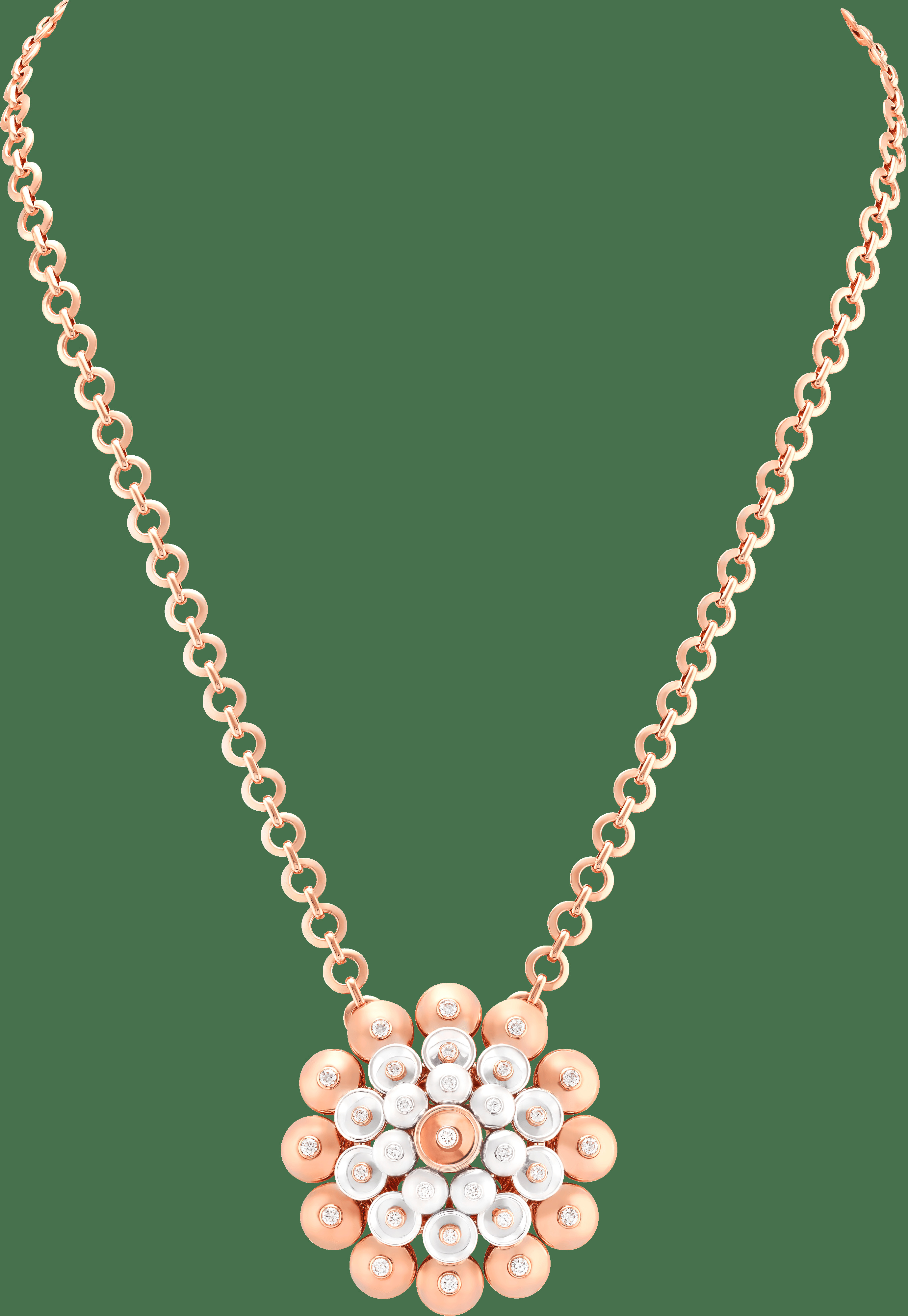 Подвеска Bouton d’or, розовое и белое золото, бриллианты