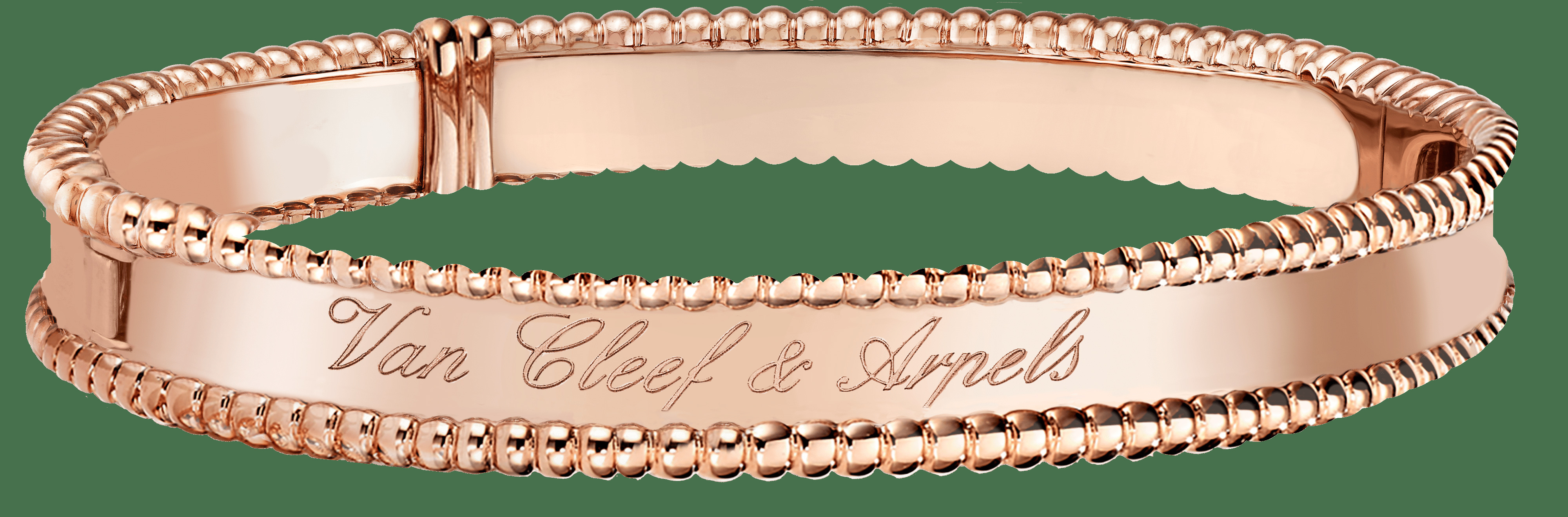 Браслет Perlée signature, розовое золото, миниатюрная модель
