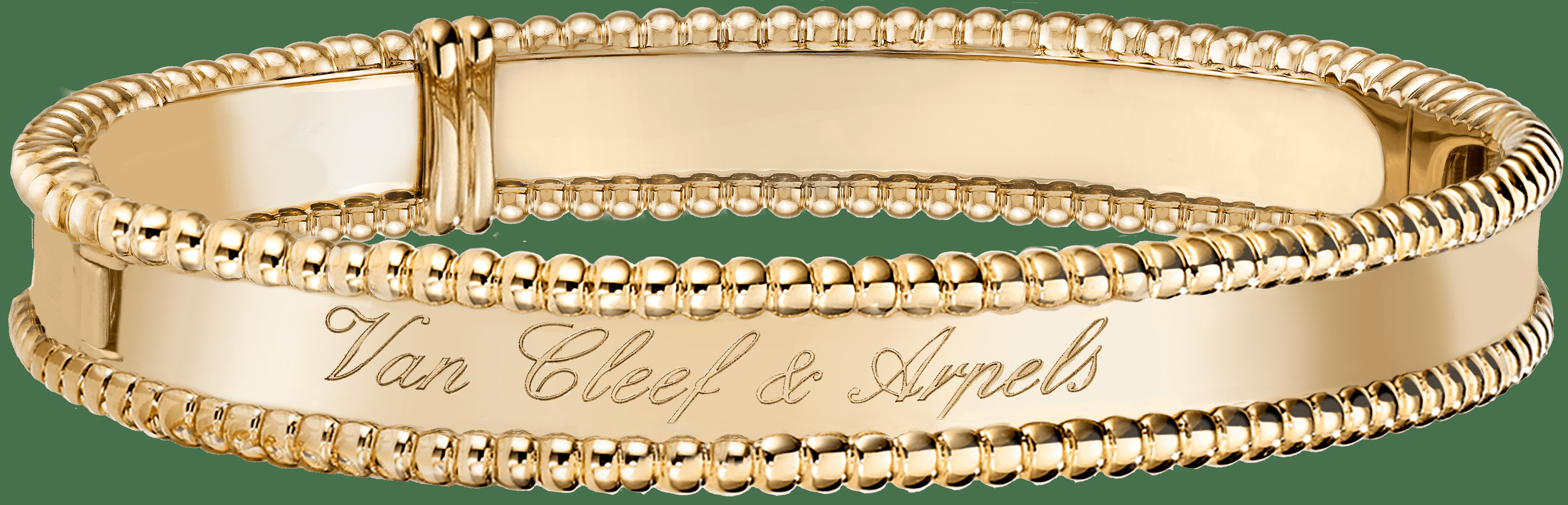 Браслет Perlée signature, желтое золото, маленькая модель