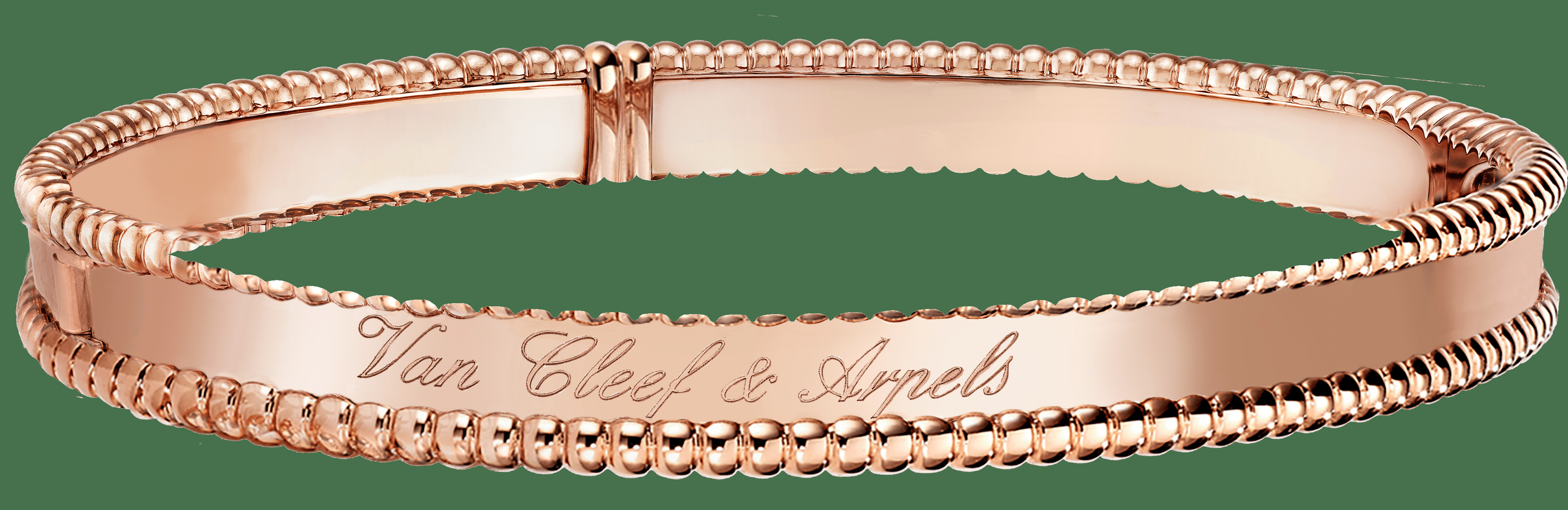 Браслет Perlée signature, розовое золото, большая модель