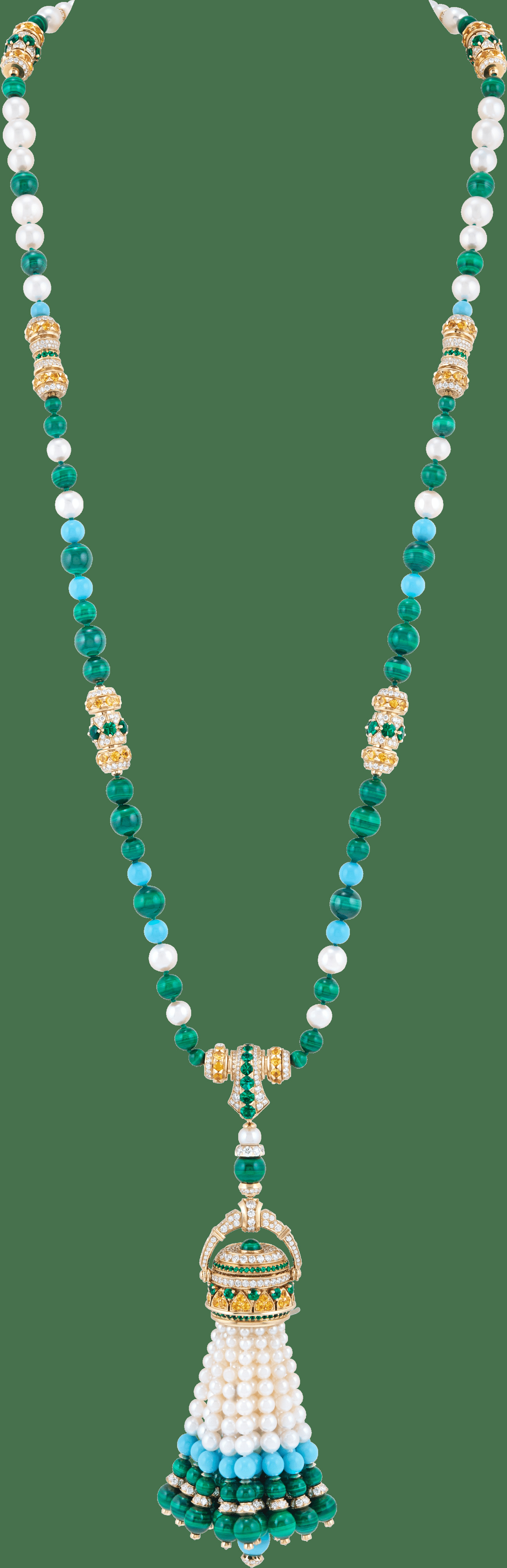 Трансформируемое длинное колье-часы Pompon Gaia