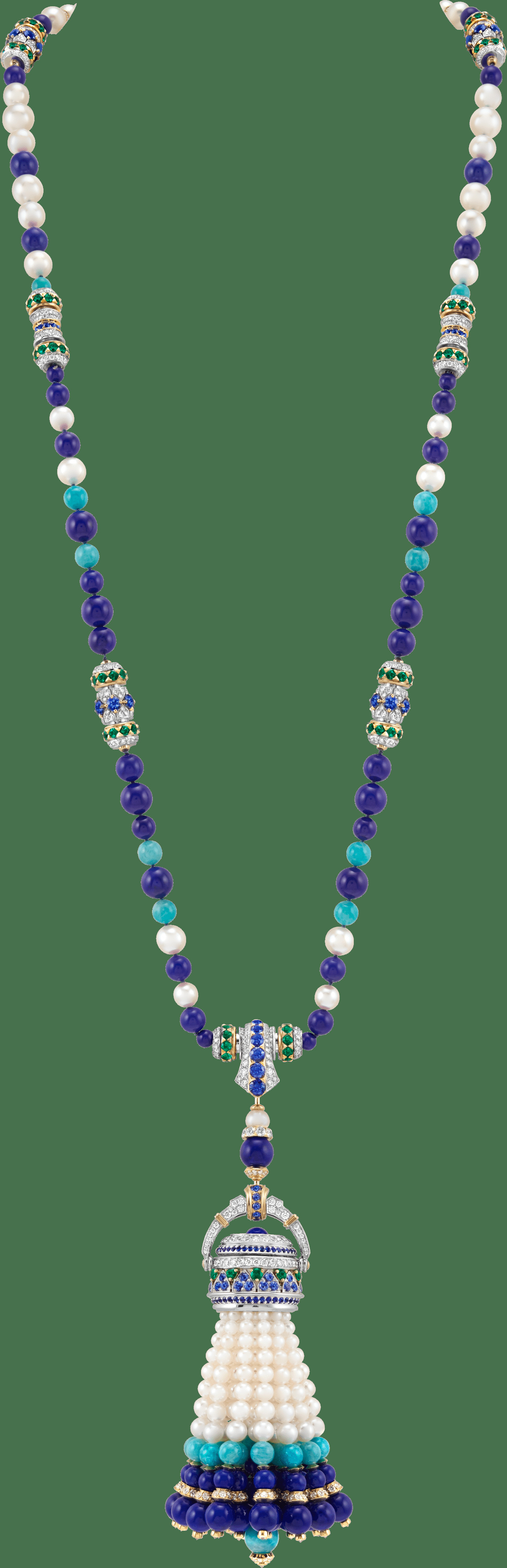 Трансформируемое длинное колье-часы Pompon Gaia