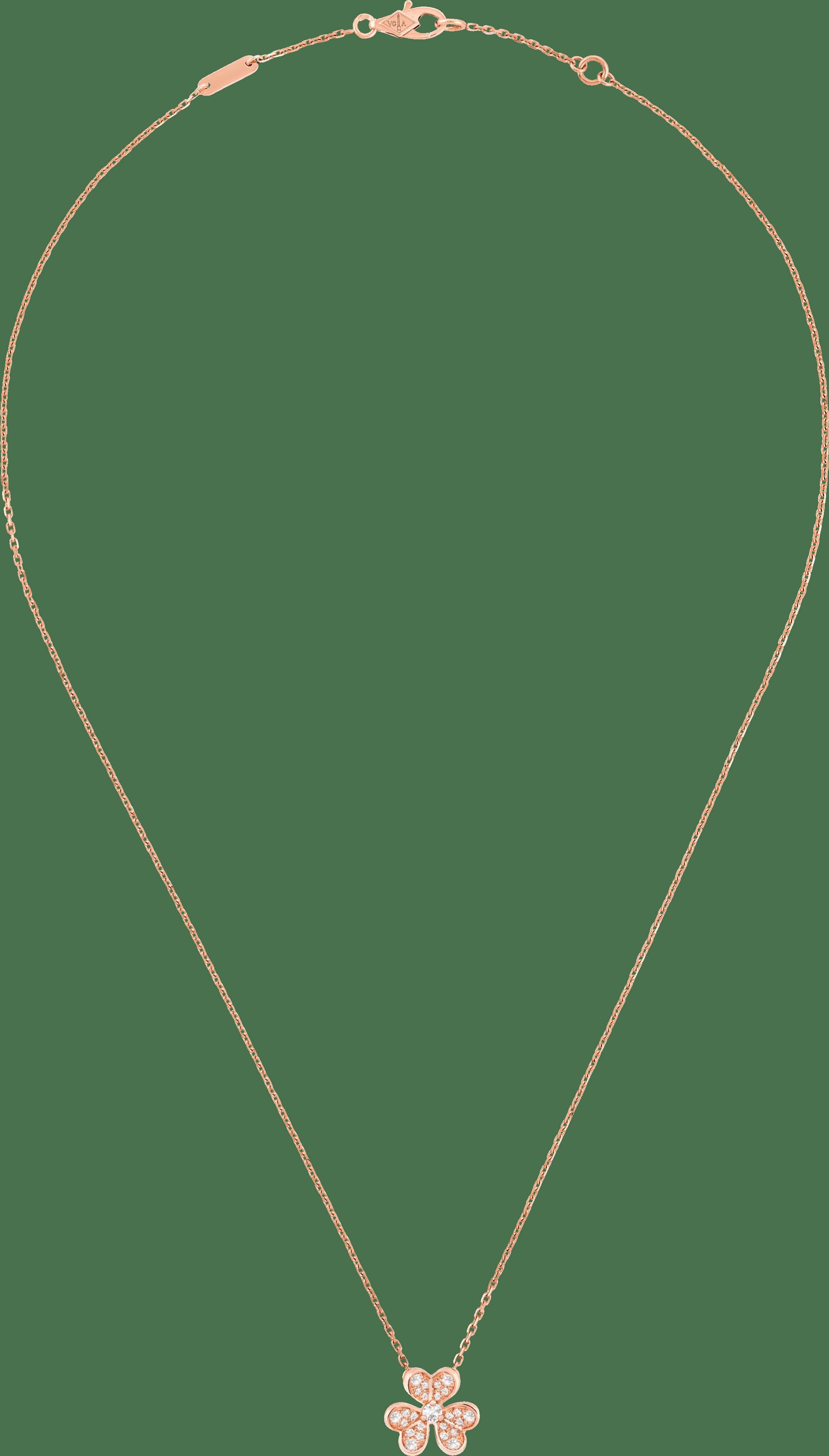 Подвеска Frivole, миниатюрная модель, розовое золото, бриллианты