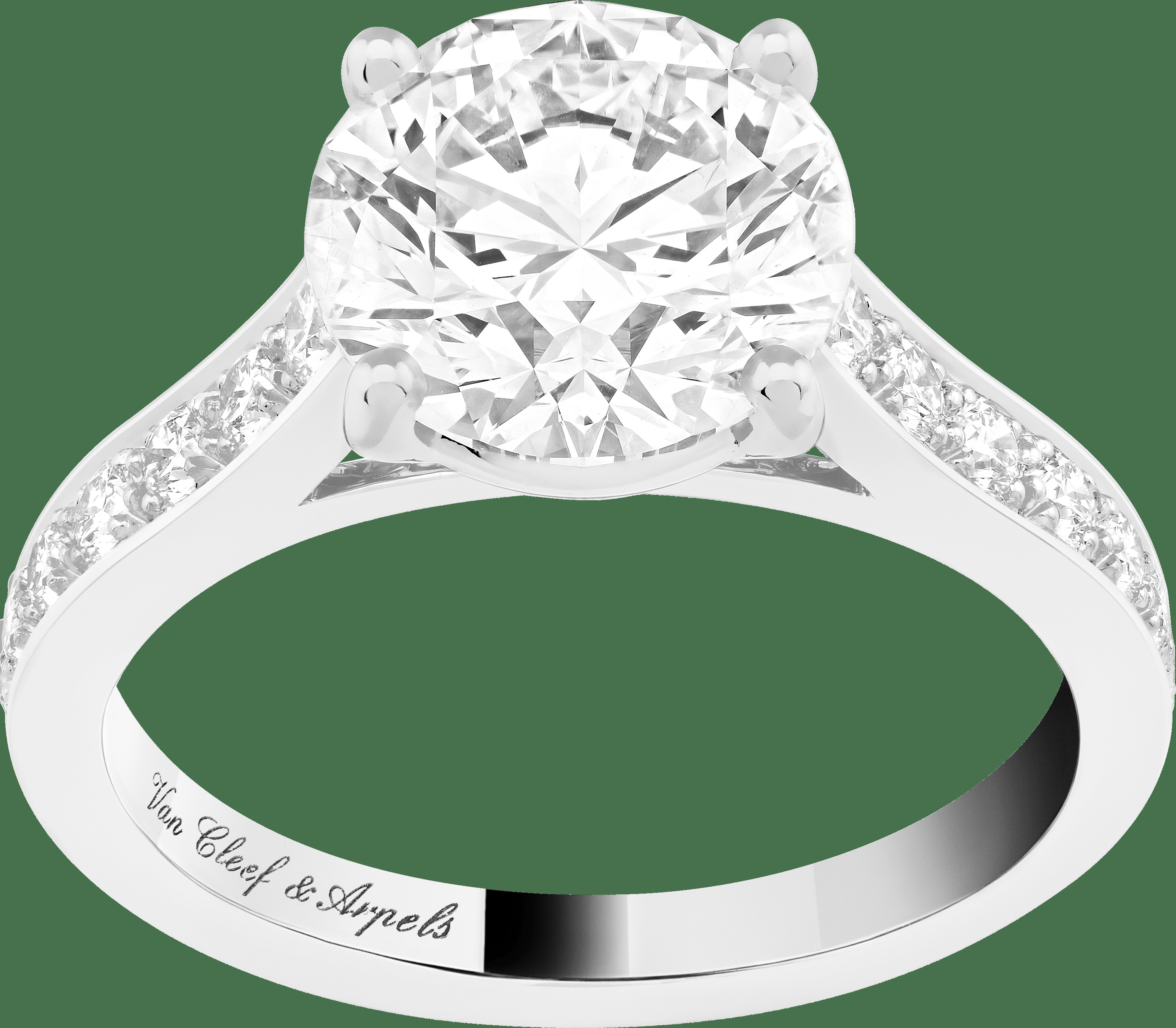 Кольцо-солитер Romance, платина, бриллианты круглой огранки, один бриллиант круглой огранки весом 3,1 карата с показателем чистоты EVVS2